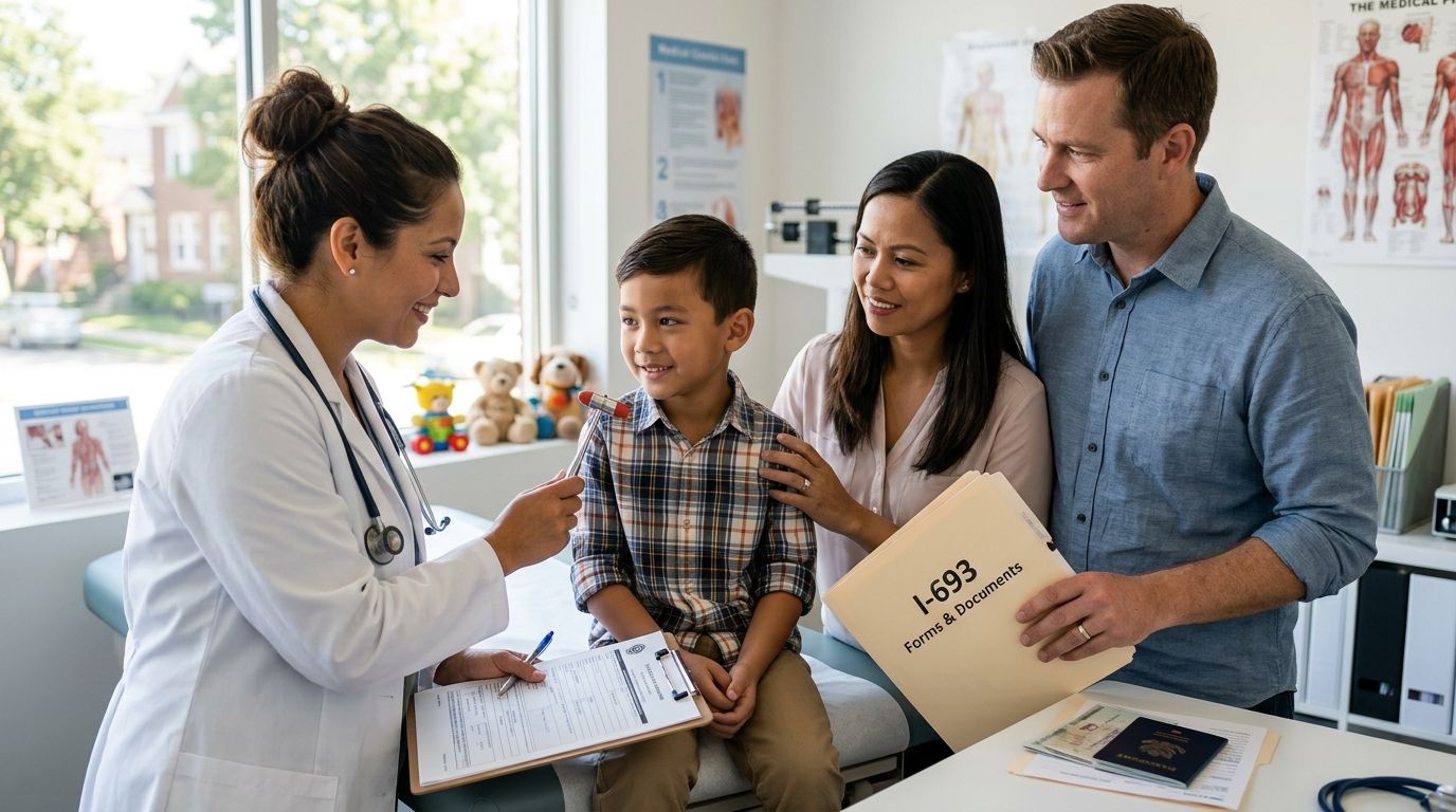 I-693 medical exam for stepchildren of US citizens