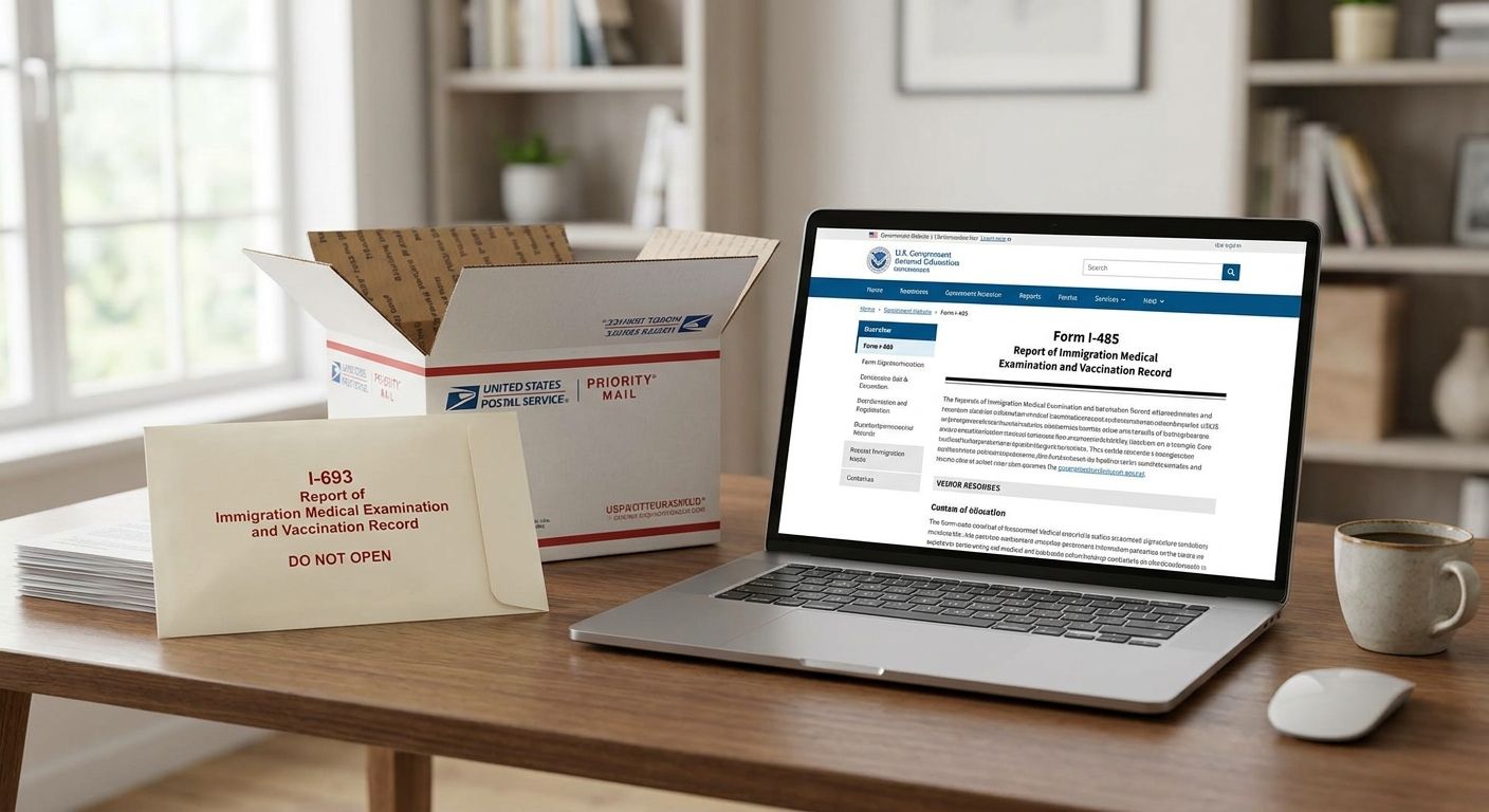 Sealed I-693 Packet: Mail Filing vs Online I-485 Filing